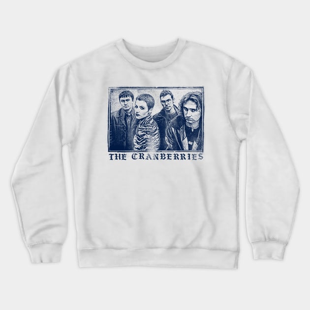 The Cranberries // Faded Vintage Look Original Design Crewneck Sweatshirt by DankFutura